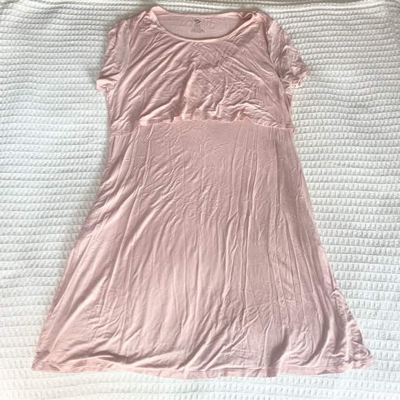 Kindred Bravely light pink short sleeve maternity dress size XXL - Picture 1 of 2